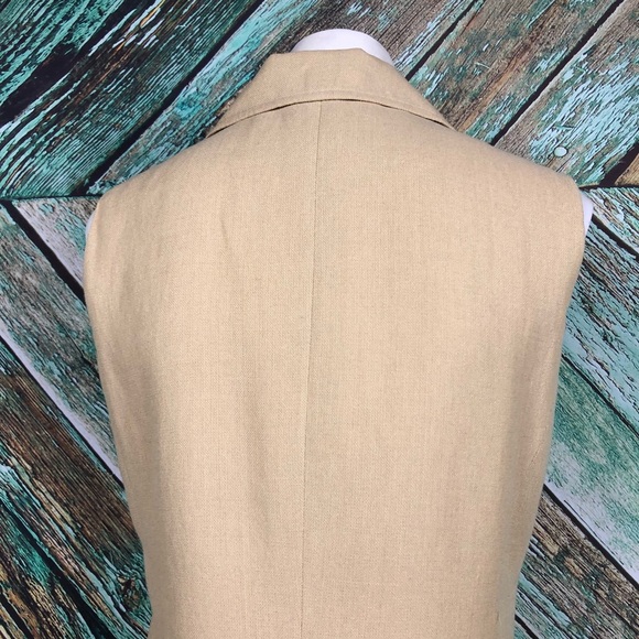 DW36 - HAROLD'S| Tan Zipper Vest - 6 - Picture 5 of 6